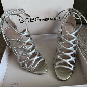 BCBGeneration Joanna Washed Metallic Warm Silver